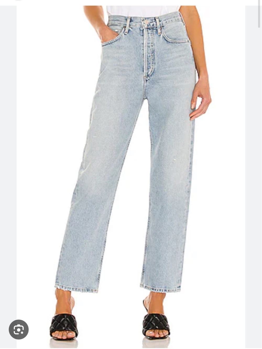 AGOLDE 90s Mid Ride Loose Fit in Semi Tropic Wash NWOT